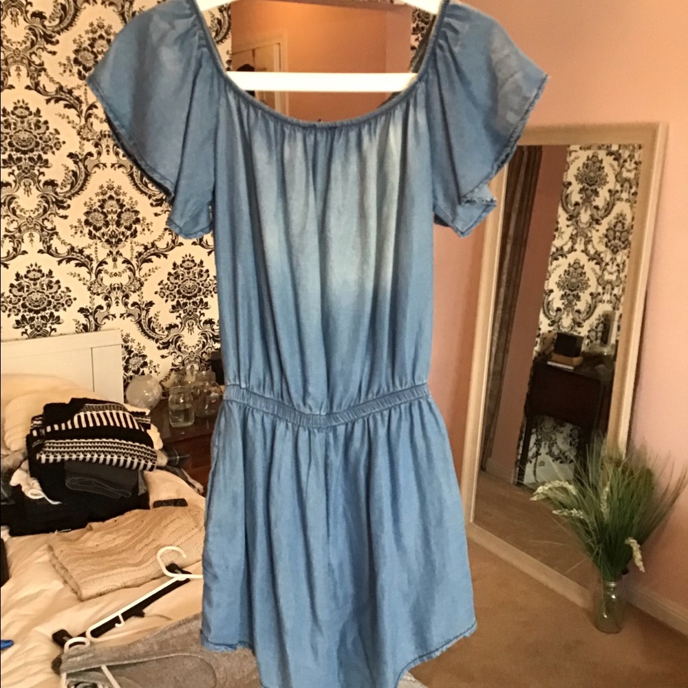 jean romper - purchased in Italy at a boutique